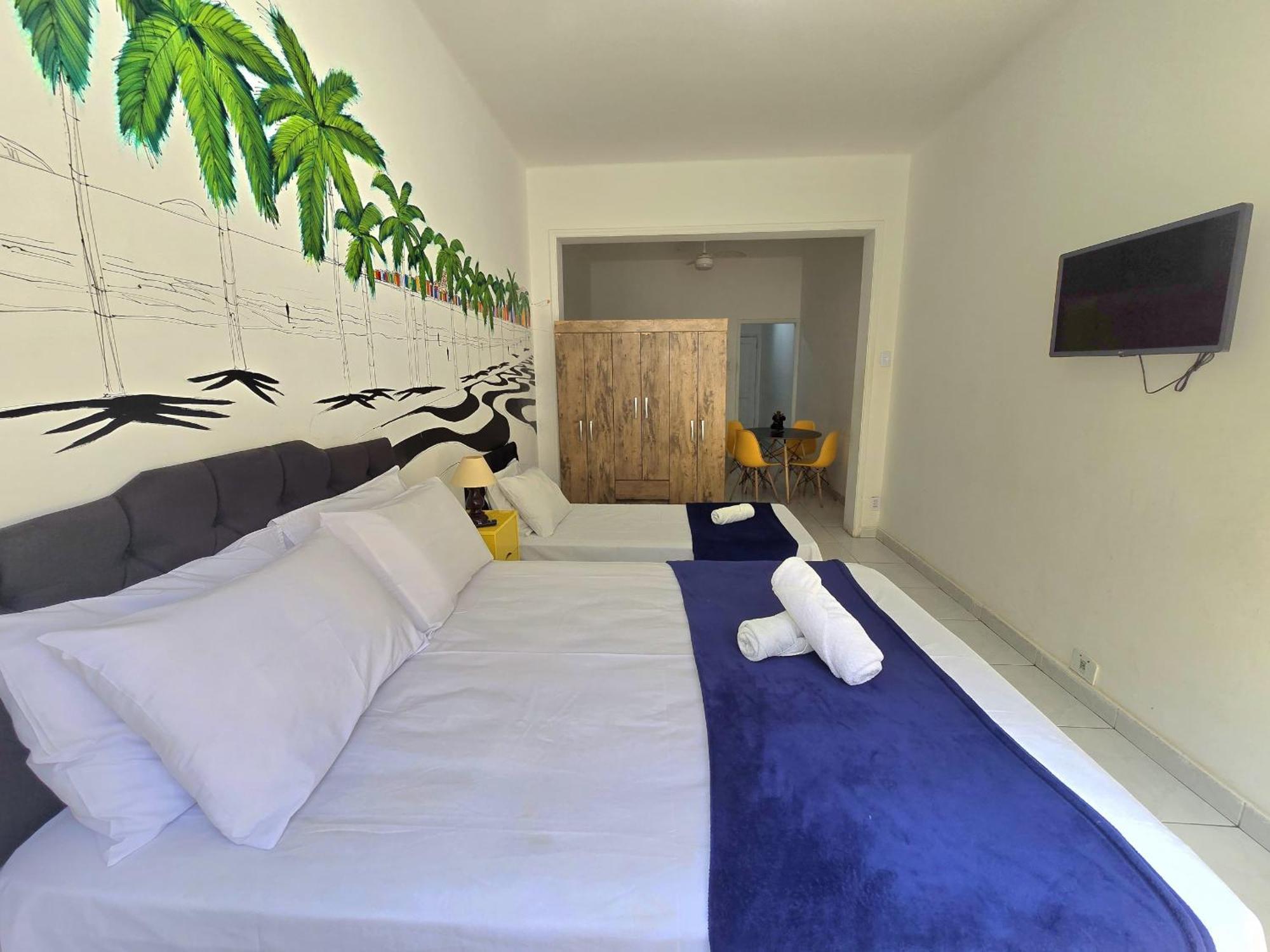 Qto E Sala, Smart Tv, Wi-Fi, Ar-Cond, Praia De Copacabana 리오데자네이루 외부 사진